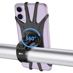 360 Degree Rotation Silica Gel Bicycle Phone Holder for 4-6.8 inch Mobile Phone, for 4-6.8 inch Mobile Phone