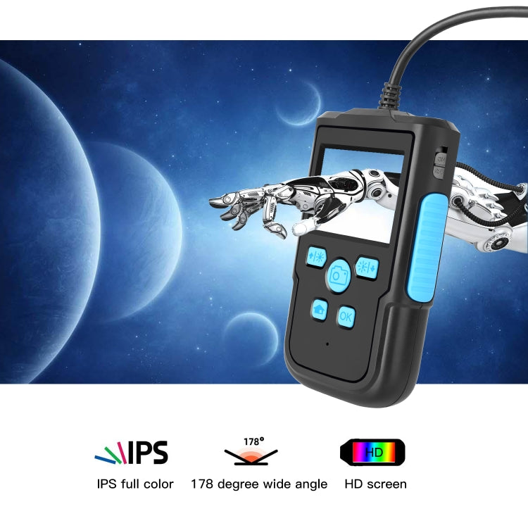 P60B 3.9mm 1080P 2.4 inch IPS Screen IP68 Waterproof HD Digital Endoscope, 3.9mm 2m Hard Cable, 3.9mm 5m Hard Cable, 3.9mm 10m Hard Cable