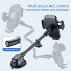 JOYROOM JR-ZS259 360 Degree Rotation Mechanical Car Holder, Style: Long Arm Sucker, JR-ZS259
