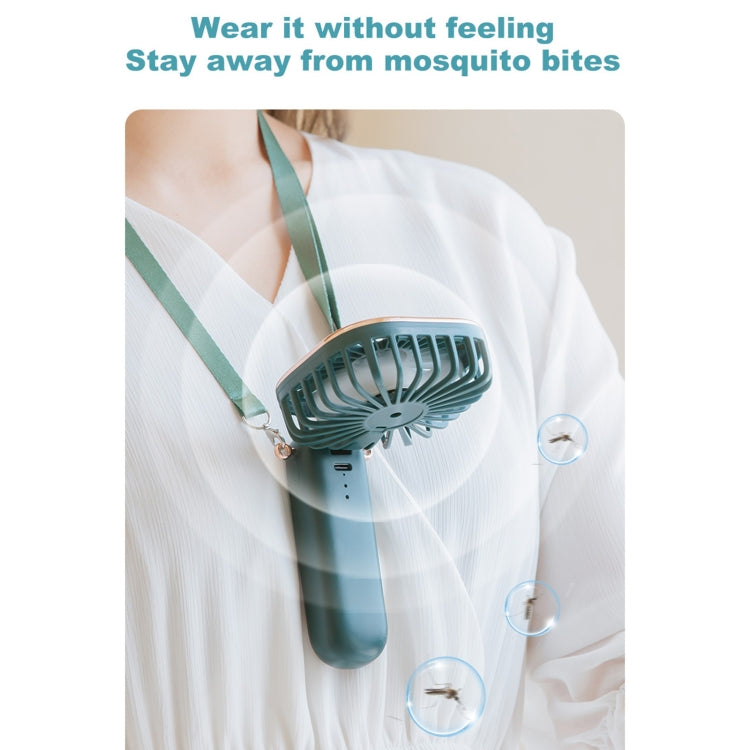 WT-TX6 Portable Foldable USB Charging Mosquito Repellent Handheld Electric Fan, 3 Speed Control