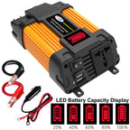 Little Wasp 12V to 110V 4000W Car Power Inverter with LED Display & Dual USB, 12V to 110V 4000W