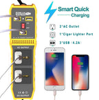 12V to 110V 300W Car Power Inverter with Three USB, 12V to 110V