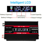 Zhizun 12V to 220V 4000W Car Power Inverter, 12V to 220V