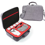 Grey Canvas Single Shoulder Storage Bag Shockproof Waterproof Travel Carrying Cover Hard Case for FIMI X8 Mini