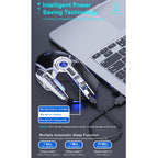 iMICE G7 Colorful Streamer Lights Rechargeable Silent Wireless Mouse, G7(Black), G7(Grey)