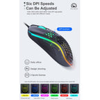 iMICE T98 RGB Lighting Gaming Wired Mouse, T98