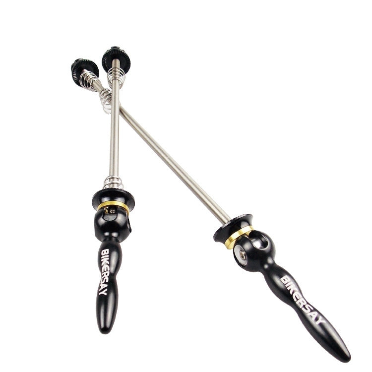 BIKERSAY Bicycle Skewers Quick Release Titanium Axle QR Wheel Hub Skewer, For MTB Bicycle QR001, For Road Bicycle QR001, For MTB Bicycle QR002, For Road Bicycle QR002, For MTB Bicycle QR003, For Road Bicycle QR003, For MTB Bicycle QR004                ...