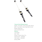 BIKERSAY Bicycle Skewers Quick Release Titanium Axle QR Wheel Hub Skewer, For MTB Bicycle QR001, For Road Bicycle QR001, For MTB Bicycle QR002, For Road Bicycle QR002, For MTB Bicycle QR003, For Road Bicycle QR003, For MTB Bicycle QR004                ...