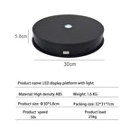 30cm Electric Rotating Turntable Display Stand Video Shooting Props Turntable for Photography, 30cm 110V US Plug, 30cm 220V EU Plug, 30cm 220V UK Plug, 30cm 220V AU Plug