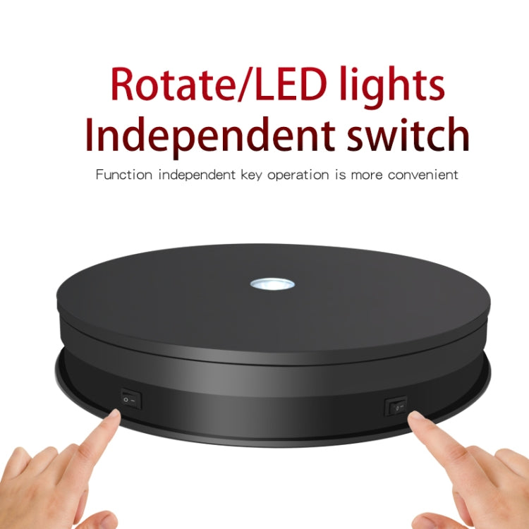 30cm Electric Rotating Turntable Display Stand Video Shooting Props Turntable for Photography, 30cm 110V US Plug, 30cm 220V EU Plug, 30cm 220V UK Plug, 30cm 220V AU Plug