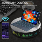 Intelligent APP Screen Display Electric Rotating Turntable Mirror Display Stand Live Broadcast Video Shooting Props Turntable