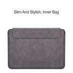 PU03 Lightweight Sheepskin Notebook Liner Bag, 13.3 inch, 14.1-15.4 inch