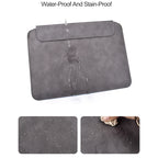 PU03 Lightweight Sheepskin Notebook Liner Bag, 13.3 inch, 14.1-15.4 inch