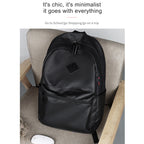 SJ03 13-15.6 inch Universal Large-capacity Laptop Backpack with USB Charging Port & Headphone Port