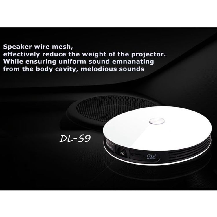 DL-S9 1280x720P 300 Lumens Portable Home Theater LED HD Digital Projector, Android 6.0, 2G+16GB/32GB, DL-S9 US Plug