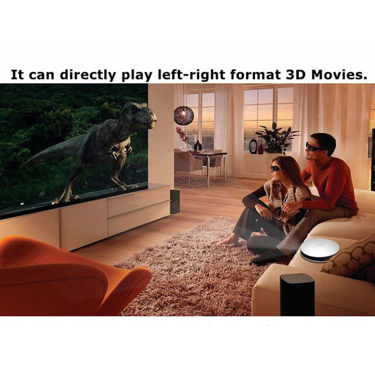 DL-S9 1280x720P 300 Lumens Portable Home Theater LED HD Digital Projector, Android 6.0, 2G+16GB/32GB, DL-S9 US Plug