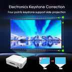 WEJOY L9 1920x1080P 400 ANSI Lumens Portable Home Theater LED HD Digital Projector, Android 6.0, 1G+8G, L9 US Plug