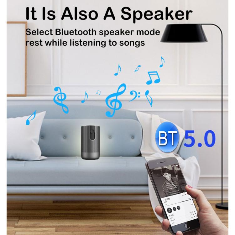 WEJOY A5 1920x1080P 200 Lumens Multi-function Portable Home Theater LED HD Digital Projector Bluetooth Speaker, Android 7.1, 2G+16GB,, A5 UK Plug, A5 AU Plug, A5 EU Plug