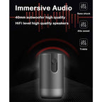 WEJOY A5 1920x1080P 200 Lumens Multi-function Portable Home Theater LED HD Digital Projector Bluetooth Speaker, Android 7.1, 2G+16GB,, A5 UK Plug, A5 AU Plug, A5 EU Plug