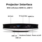 WEJOY DL-S9 1280x720P 300 Lumens Portable Home Theater LED HD Digital Projector, Android 6.0, 2G+16GB,, DL-S9 EU Plug, DL-S9 UK Plug, DL-S9 AU Plug