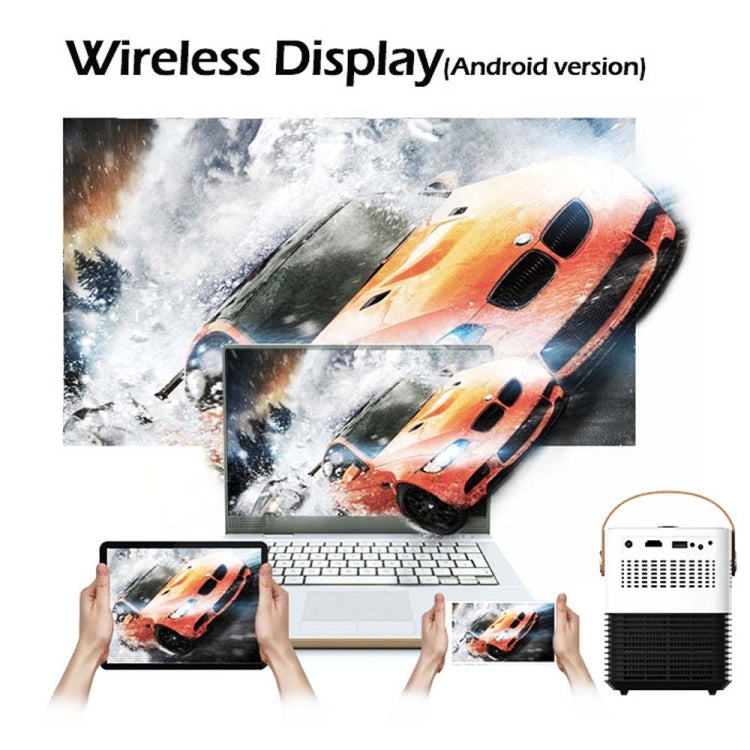 WEJOY L7 854x480P 100 ANSI Lumens Portable Home Theater LED HD Digital Projector with Battery, Android 6.0, 1G+8G,, L7 EU Plug, L7 UK Plug, L7 AU Plug
