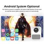 WEJOY Y1 1920x1080P 100 ANSI Lumens Portable Home Theater LED HD Digital Projector, Android 6.0, 1G+16G, AU Plug (White), Y1 EU Plug, Y1 UK Plug, Y1 AU Plug