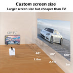 WEJOY Y2 1920x1080P 100 ANSI Lumens Portable Home Theater LED HD Digital Projector, Touch Control Version, Android 9.0, 2G+16G, UK Plug, Y2 EU Plug, Y2 UK Plug, Y2 AU Plug