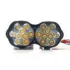 2 PCS L15 8-85V / 15W / 5000K / 1200LM Motorcycle / Car IPX4 Waterproof External LED Glare Spotlight Working Lamp, L15