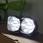 2 PCS L15 8-85V / 15W / 5000K / 1200LM Motorcycle / Car IPX4 Waterproof External LED Glare Spotlight Working Lamp, L15