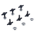A6114 6 PCS Car Hard Top Fast Removal Screws Fastener Kit for Jeep Wrangler Sport 2007-2018, A6114
