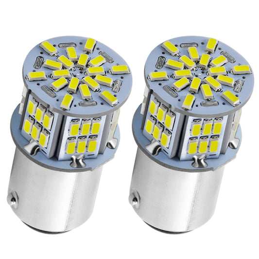 1 Pair E0052 9-14V 1157-54SMD-2835 6000K 1080LM White Light Car Decoding Brake Driving Light, E0053