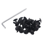 50 PCS M5x16 Mudguard Screws with Wrench N90775001 for Audi, A5474