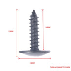 50 PCS M5x16 Mudguard Screws with Wrench N90775001 for Audi, A5474