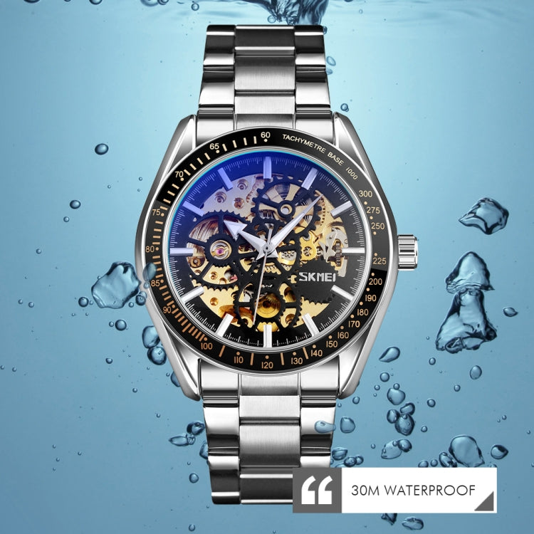 SKMEI 9194 Men Mechanical Gear Dial Automatic Mechanical Watch
