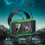 inskam452-2 Dual-lens 4.5 inch IPS Screen 1080P HD Endoscope 200W Pixel Industrial Endoscope,, Hard Cable Length: 1m, Hard Cable Length: 5m