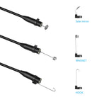 P90 14mm 4.5 inch HD 500W Autofocus Camera Endoscope Portable Waterproof Industrial Pipe Endoscope,, Hard Cable Length: 2m, Hard Cable Length: 5m, Hard Cable Length: 10m