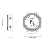 NORTH EDGE Multi-function Waterproof Outdoor Sports Electronic Smart Watch, Support Humidity Measurement / Weather Forecast / Speed Measurement, Silicone Strap