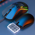 iMICE T60 7-key Custom Colorful Luminous Wired Honeycomb Gaming Mouse, Cable Length: 1.8m, T60
