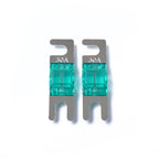A0303 Blue 5 PCS Car Audio AFS Mini ANL 30A Fuse Nicked Plated, A0301 Green, A0302 Dark Orange, A0303 Blue, A0304 Transparent