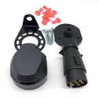 7 Pins 12N Electrics Converter Trailer Caravan Plug and Socket Adapter Connector, A0364