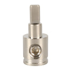 A5679 2 PCS Car Large Size Nickel-plated Brass 0GA to 4GA Audio Terminal Block, A5679