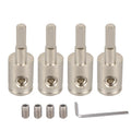 A5682 4 PCS Car Small Size Nickel-plated Brass 4GA to 8GA Audio Terminal Block withscrews, A5682