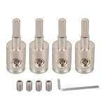 A5682 4 PCS Car Small Size Nickel-plated Brass 4GA to 8GA Audio Terminal Block withscrews, A5682