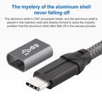100W USB-C / Type-C Male to USB-C / Type-C Male Full-function Data Cable with E-mark, 0.5m, 1m, 1.5m, 2m