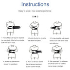 Men Women Universal Breathable Waist Protection Lumbar Spine Waist Belt, M, L, XL, XXL