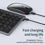 109 Three-mode Wireless Bluetooth Keyboard Mouse Set, Three-mode Keyboard Mouse Set