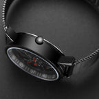 SANDA 1062 360 Degree Hollow Spinning Dial Mesh Strap Quartz Watch for Men, 1062 Mesh Strap