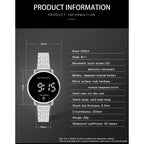 SANDA 8011 Touch Screen LED Digital Display Round Dial Electronic Watch for Men