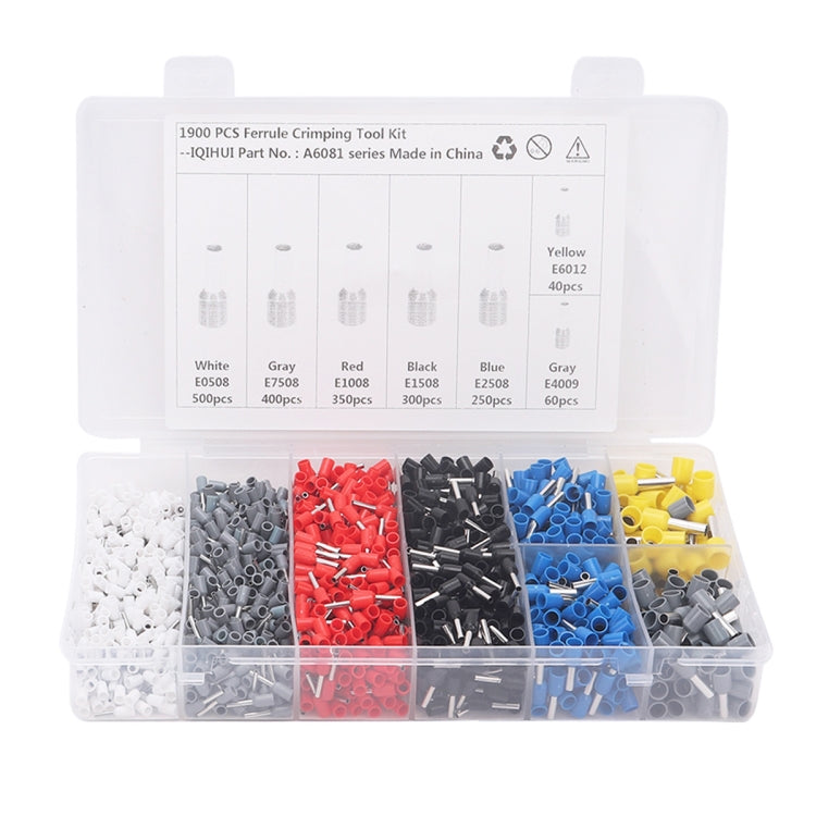 1900 in 1 Needle-shaped Tubular Cold-pressed Terminal, A6081