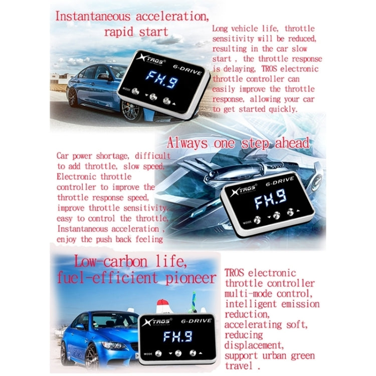 TROS TS-6Drive Potent Booster Electronic Throttle Controller, For Ford Ecosport 2018-